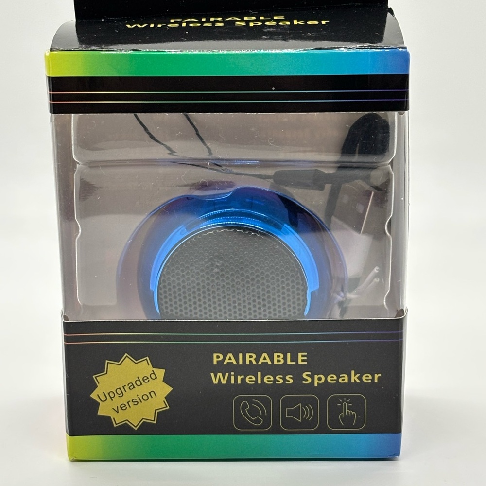 Blue Wireless Bluetooth Speaker